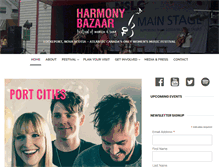 Tablet Screenshot of harmonybazaar.com